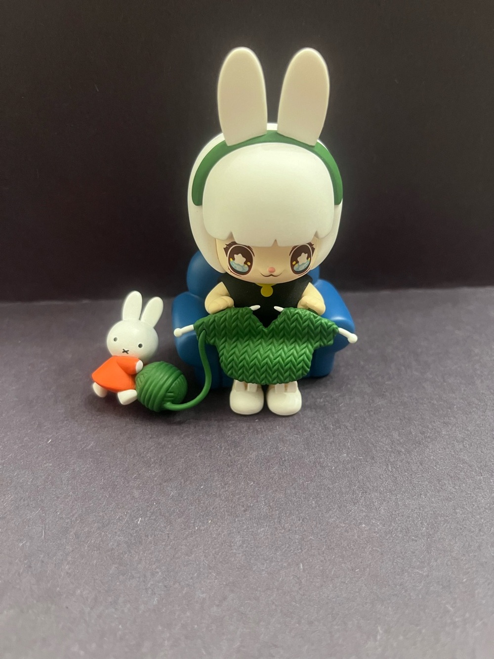 Dick Bruna Miffy Figure kimmy & miki miffy knitting Miffy